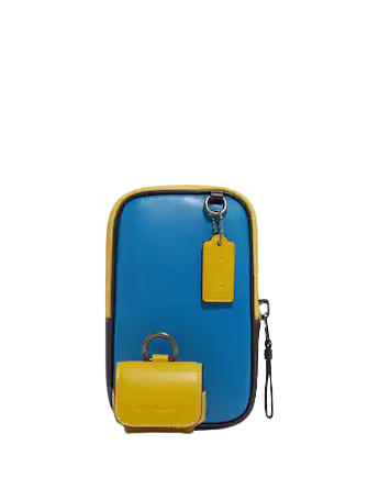 Coach Multifunction Phone Pack In Colorblock
