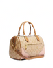 Coach Rowan Satchel In Signature Canvas With Trompe L'oeil Print