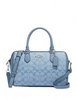 Coach Rowan Satchel In Signature Chambray