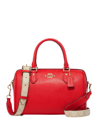 【COACH】ROWAN サッチェル ボストンバッグ Amazon.co.jp: [コーチ] バッグ シャンブレー レザー