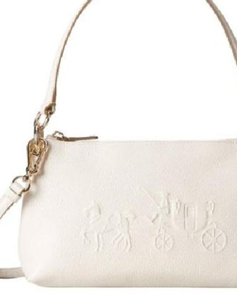 Coach Charley Embossed Horse and Carriage Top Handle Crossbody
