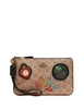 Coach Coated Canvas Signature Wizard Of Oz Small Wristlet