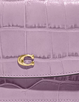 Coach Embossed Croc Hayden Crossbody