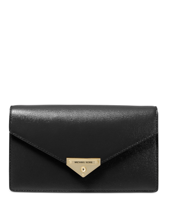 Michael Michael Kors Grace Leather Clutch | Brixton Baker