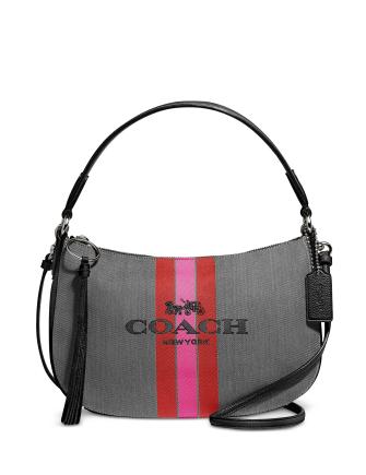 Coach Horse And Carriage Jacquard Sutton Crossbody