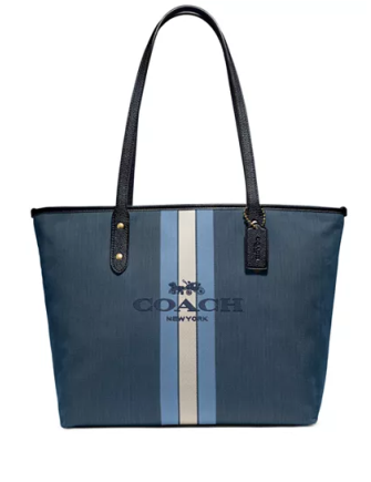 Coach Horse & Carriage Jacquard City Tote
