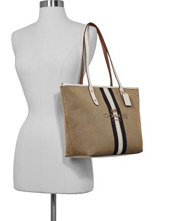 Coach Horse & Carriage Jacquard City Tote