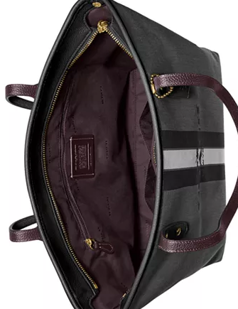 Coach Horse & Carriage Jacquard City Tote