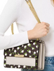 Michael Michael Kors Jade Large Gusset Leather Shoulder Bag