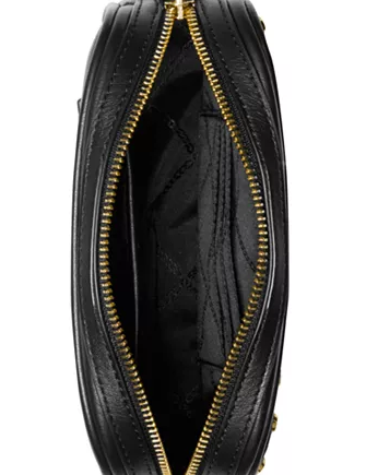 Michael Michael Kors Jet Set Leather Leopard Camera Belt Bag
