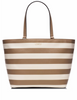 Kate Spade New York Grant Street Jules Grainy Vinyl Striped Tote