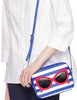 Kate Spade New York Make a Splash Mindy Stripes & Sunglasses Crossbody