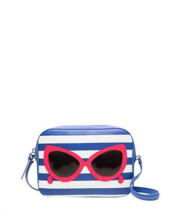 Kate Spade New York Make a Splash Mindy Stripes & Sunglasses Crossbody