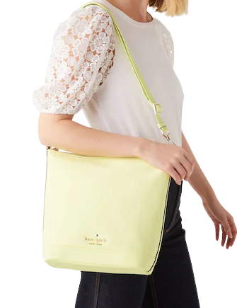 Kate Spade Chelsea The Little Belt Melon Rind Nylon Duffle Crossbody Bag