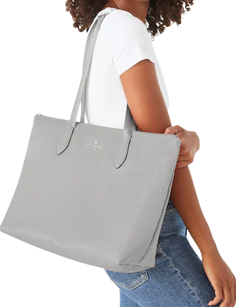 Kate spade grey purse sales