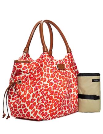 Kate Spade New York Into the Wild Leopard Stevie Baby Bag