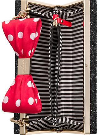 Kate Spade New York Minnie Mouse Minnie Bow Clasp Clutch