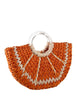 Kate Spade New York Orange Slice with a Twist Woven Tote