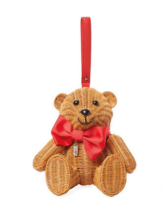 Kate Spade New York Flavor Of The Month Wicker Teddy Bear