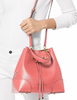 Michael Michael Kors Mercer Gallery Convertible Bucket Leather Shoulder Bag