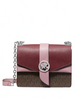 Michael Michael Kors Greenwich Small Two Tone Logo and Saffiano Leather Crossbody Bag