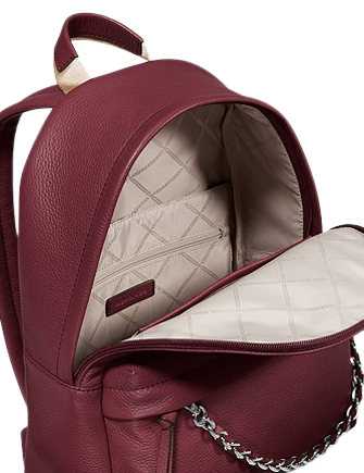 Maroon michael top kors backpack