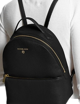 Michael Michael Kors Valerie Medium Pebbled Leather Backpack
