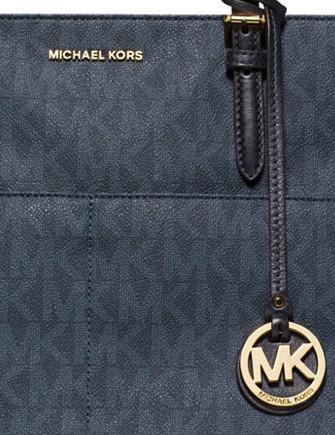 Michael Michael Kors Bedford Large Signature Pocket Tote
