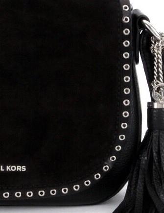 Michael Michael Kors Brooklyn Suede Medium Saddle Bag