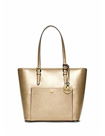 Michael Michael Kors Jet Set Item Medium Snap Pocket Tote