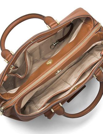 Michael Michael Kors Haley Large Leather Satchel