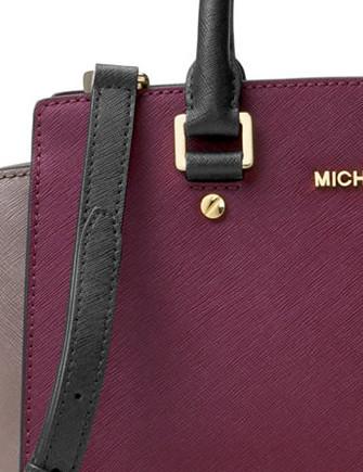 Michael Michael Kors Colorblock Selma Medium Top Zip Satchel