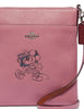 Coach Minnie Motif Messenger Crossbody in Pebble Leather