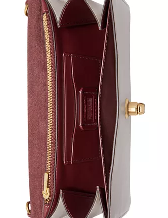 Coach Patchwork Stripes Marlow Crossbody