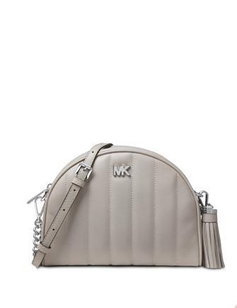 Michael Michael Kors Quilted Leather Half Moon Crossbody