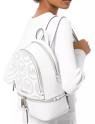 Michael Michael Kors Rhea Zip Small Leather Backpack