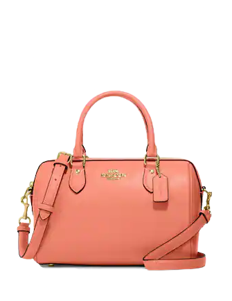 いちご柄☆レトロ【COACH】Rowan Satchel Bag 容量たっぷり COACH® Outlet | Rowan Satchel Bag With Strawberry Print