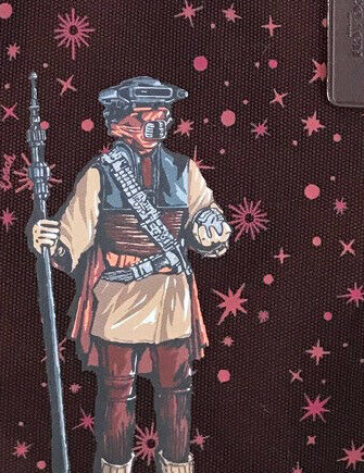 Coach Star Wars X Tote With Starry Print and Princess Leia as Boushh