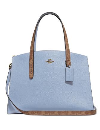 Coach Signature Colorblock Leather Charlie Carryall