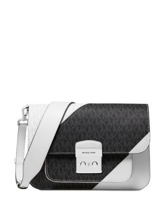 Michael Michael Kors Sloan Editor Tricolor Signature Shoulder Bag