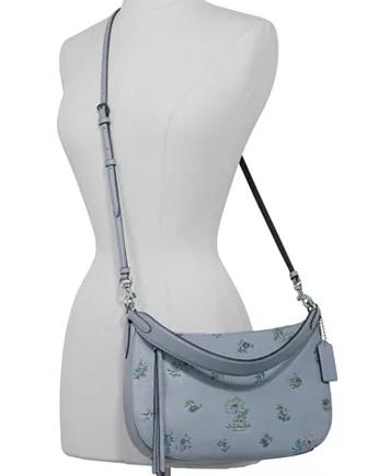 Coach Sutton Leather Crossbody In Meadow Print
