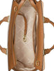 Michael Michael Kors Sylvia Tricolor Crossgrain Leather Top Zip Satchel