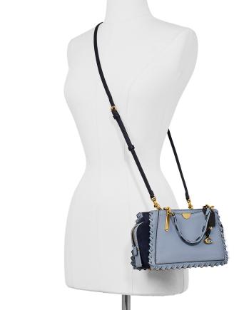 Coach Whipstitch Colorblocked Leather Dreamer 21 Crossbody