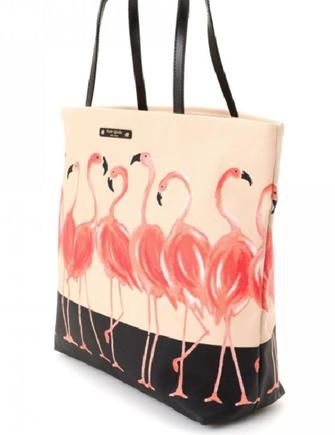 Kate Spade New York Take A Walk On The Wild Side Flamingo Tote