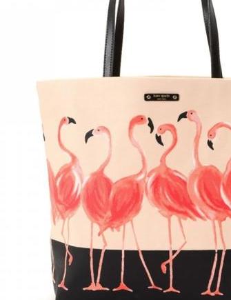 Kate Spade New York Take A Walk On The Wild Side Flamingo Tote