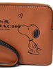 Coach Peanuts Snoopy Kiss L-Zip Wristlet