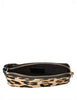 Coach Corner Zip Wristlet in Ocelot Print Grossgrain Leather