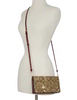Coach Anna Foldover Clutch Crossbody In Signature Canvas With Wildflower Print