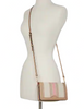 Coach Anna Foldover Clutch Crossbody In Signature Jacquard With Stripes