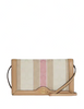 Coach Anna Foldover Clutch Crossbody In Signature Jacquard With Stripes